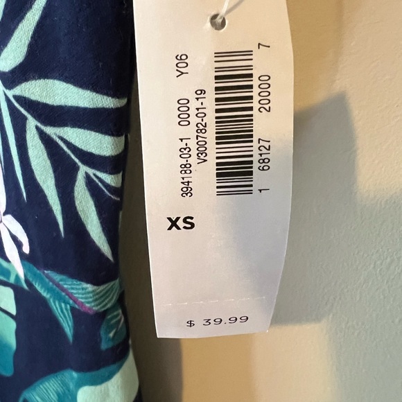 New With Tags Tropical Old Navy Dress. XS - Picture 3 of 4
